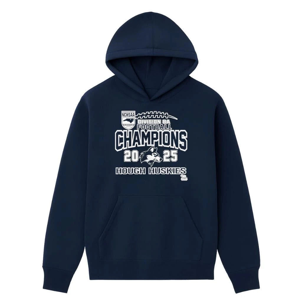 Hough Huskies 2025 NCHSAA Division 8A Football Champions Shirt