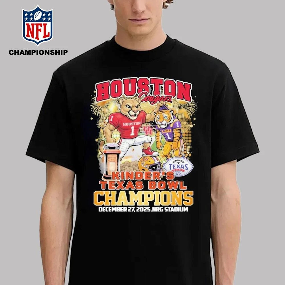 Houston Cougars Kinder’s Texas Bowl Champions Shirt