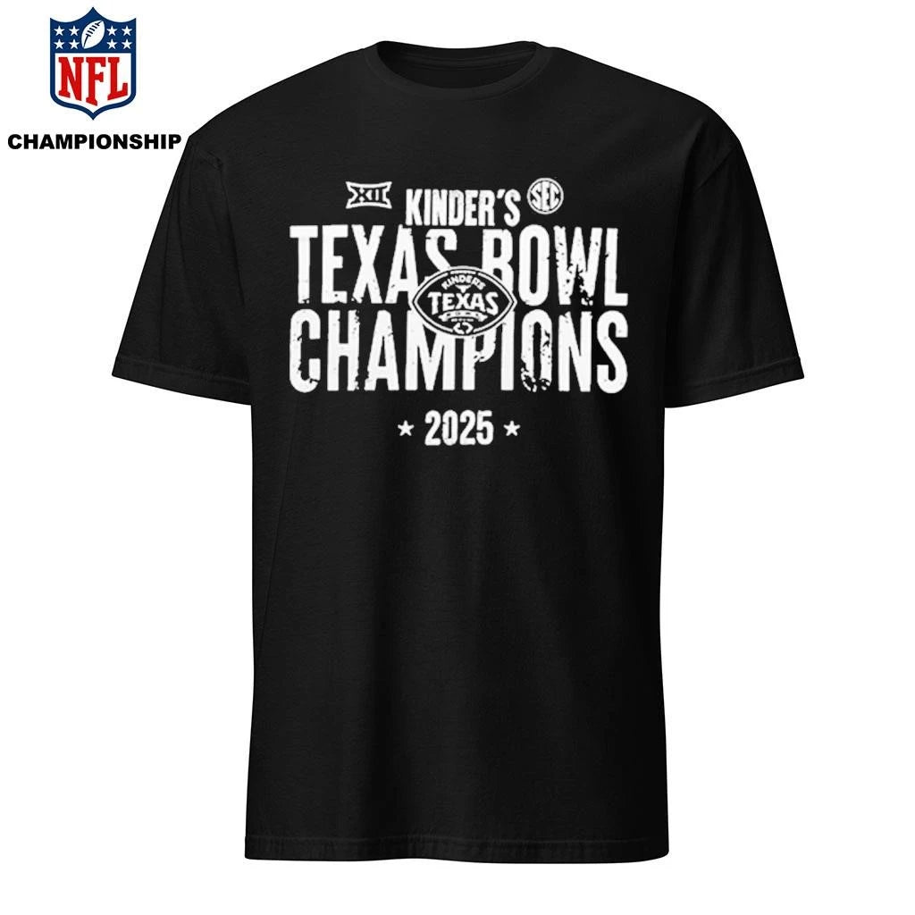 Houston Cougars Kinder’s Texas Bowl Champions 2025 Shirt