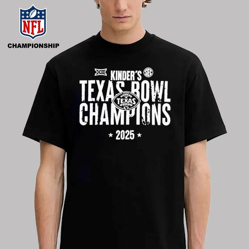 Houston Cougars Kinder’s Texas Bowl Champions 2025 Shirt