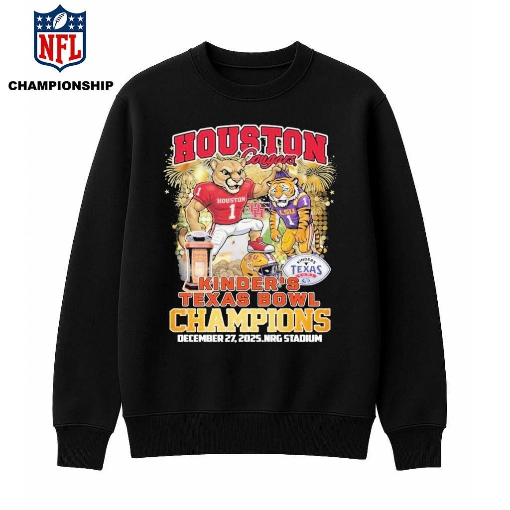 Houston Cougars Kinder’s Texas Bowl Champions Shirt