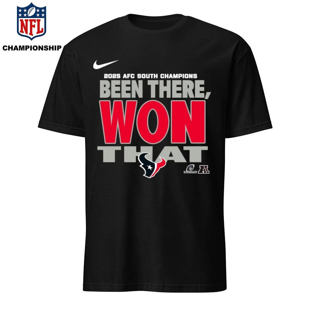 Houston Texans 2025 AFC South Champions Shirt