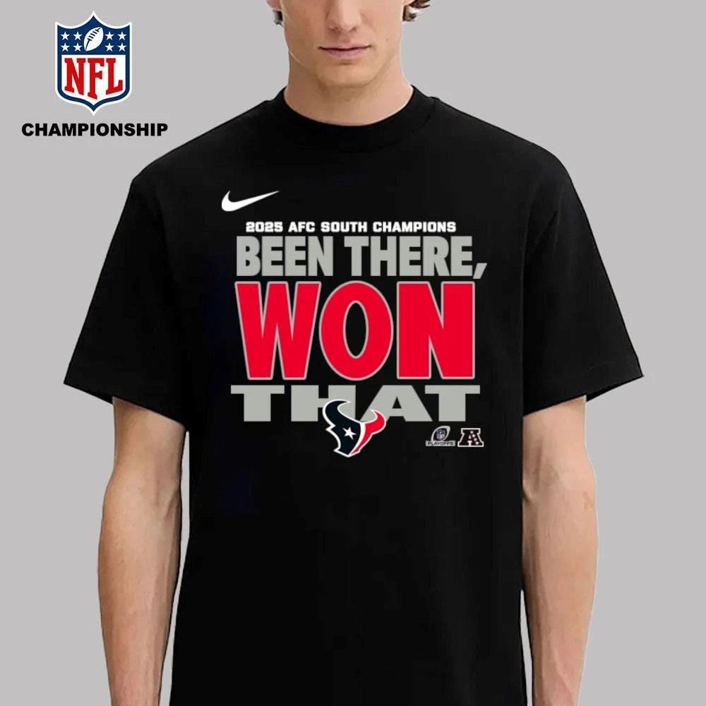 Houston Texans 2025 AFC South Champions Shirt