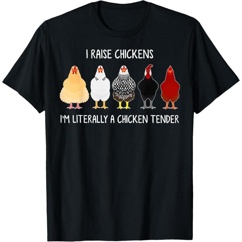 i raise chickens i'm literally a chicken tender T-Shirt Black Man Hoodie, Sweatshirt | UrbanDripWear.com