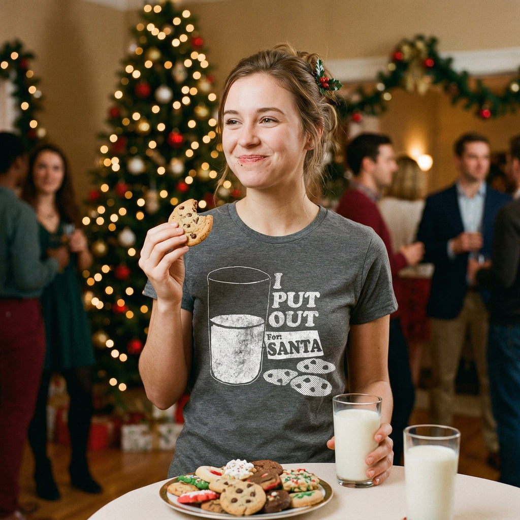 I Put Out For Santa Women's T Shirt