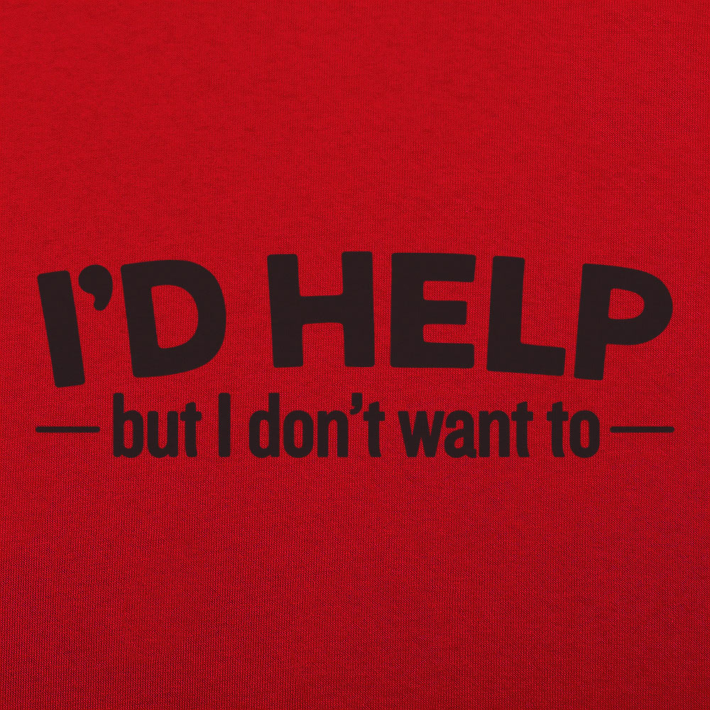 I'd Help Men's T-Shirt
