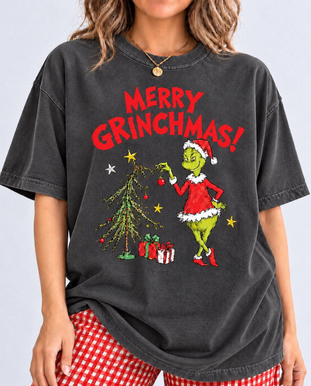 Merry Grinchmas Vintage Christmas Tree Grinch Christmas (4)