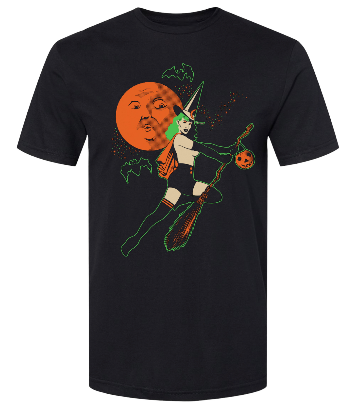 Vintage Witch Tee (Black)