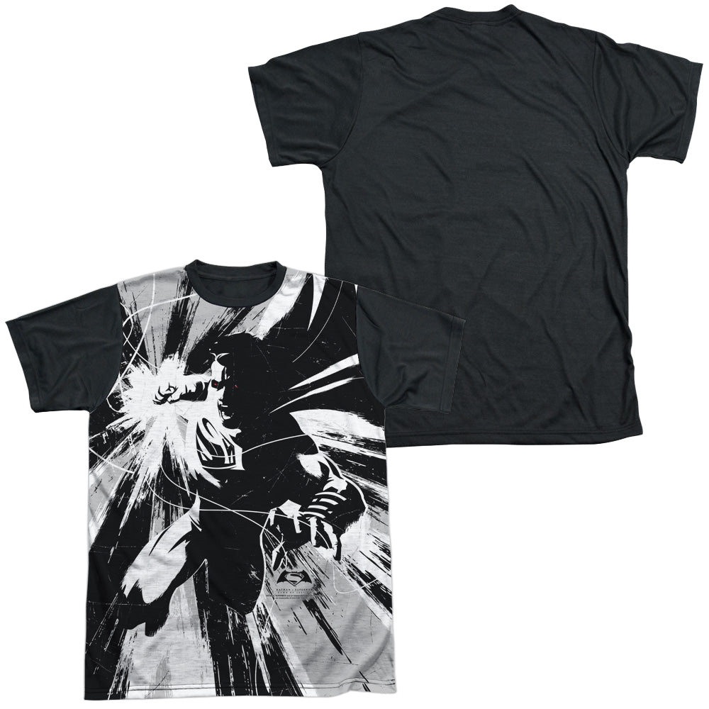 Batman v Superman Graphic Contrast - Men's Black Back T-Shirt