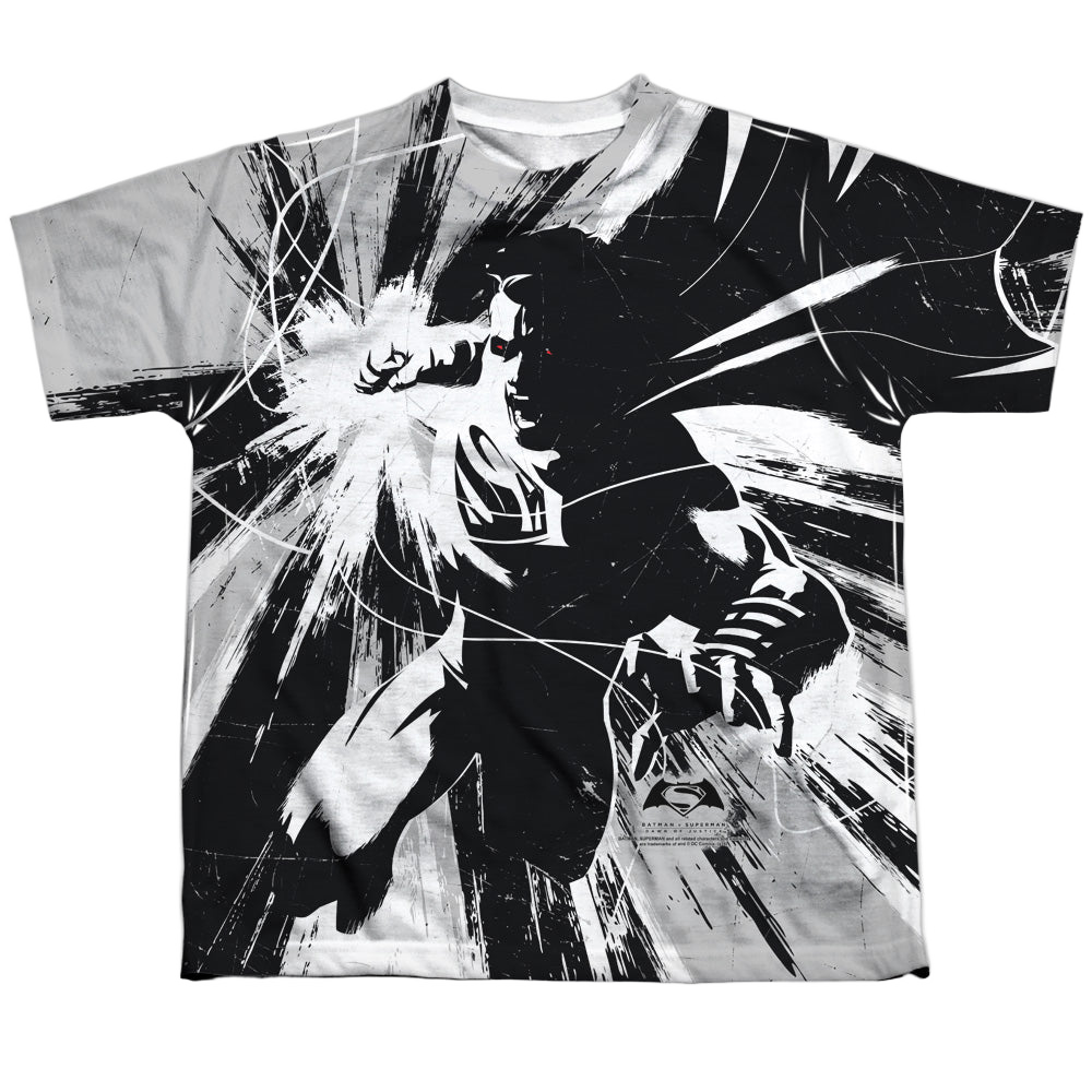 Batman v Superman Graphic Contrast - Youth All-Over Print T-Shirt