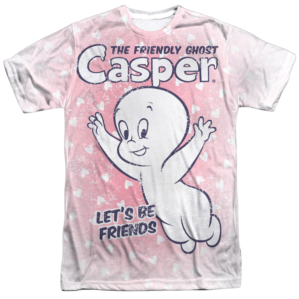 Casper the Friendly Ghost Lets Be Friends - Men's All-Over Print T-Shirt