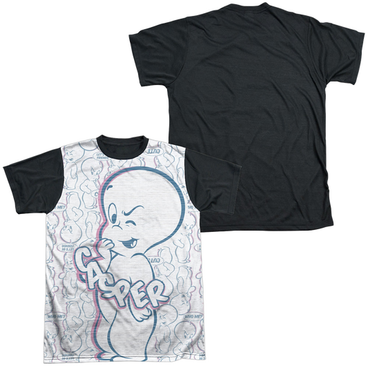 Casper the Friendly Ghost Friendly Ghost - Men's Black Back T-Shirt