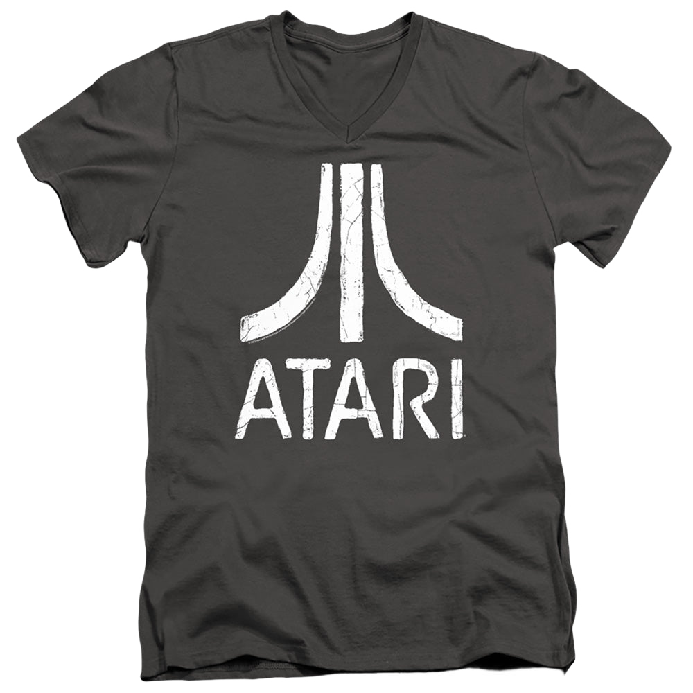 Atari Rough Logo - Men's V-Neck T-Shirt Style001