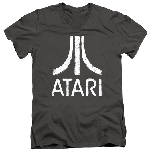 Atari Rough Logo - Men's V-Neck T-Shirt Style001