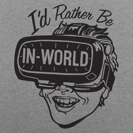 I'd Rather Be In-World Men's T-Shirt