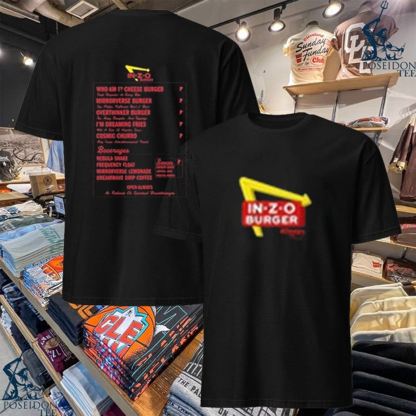 Inzo Merch In-z-o Burger Menu T-shirt