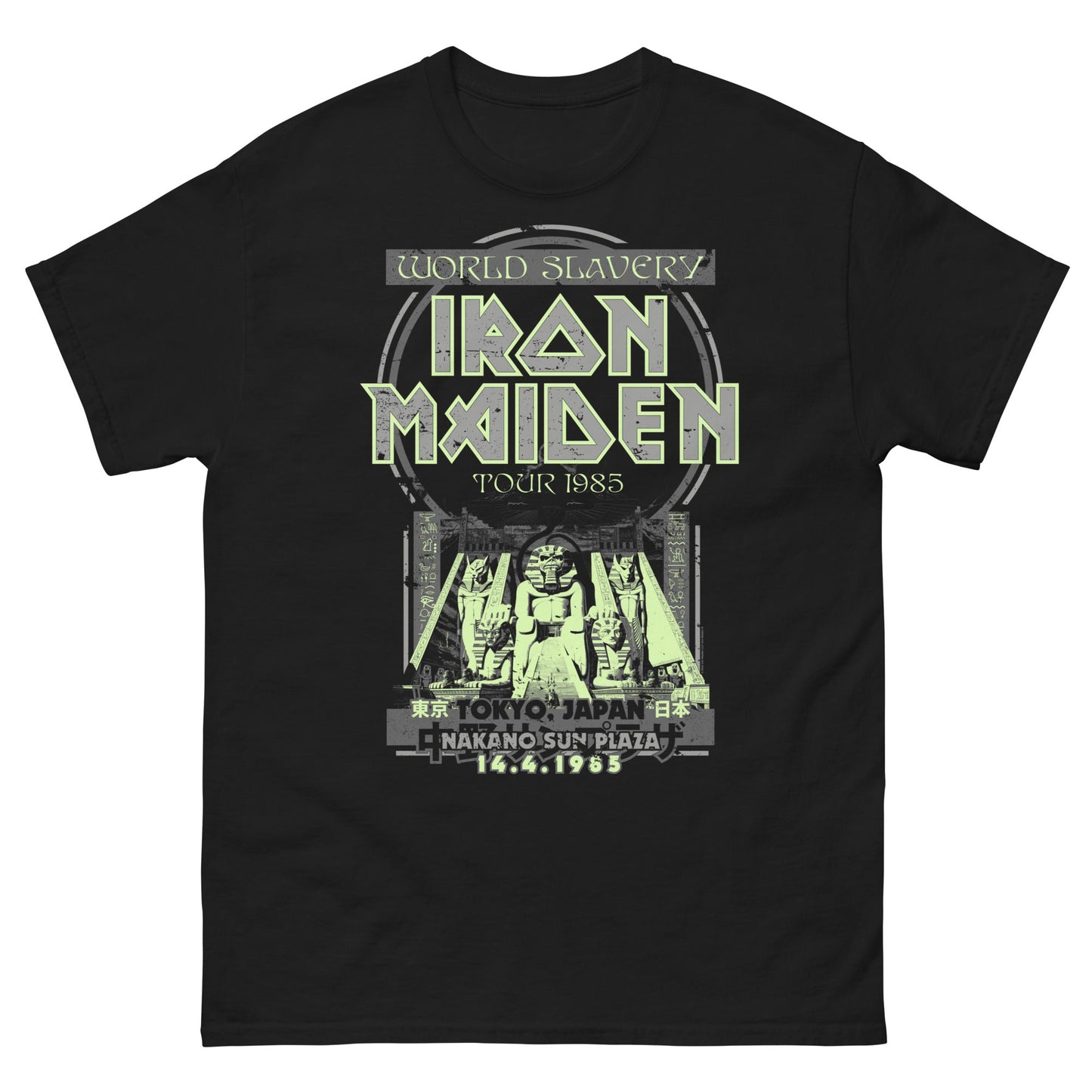 Iron Maiden Tokyo 85 Tour Vintage T-Shirt Style001