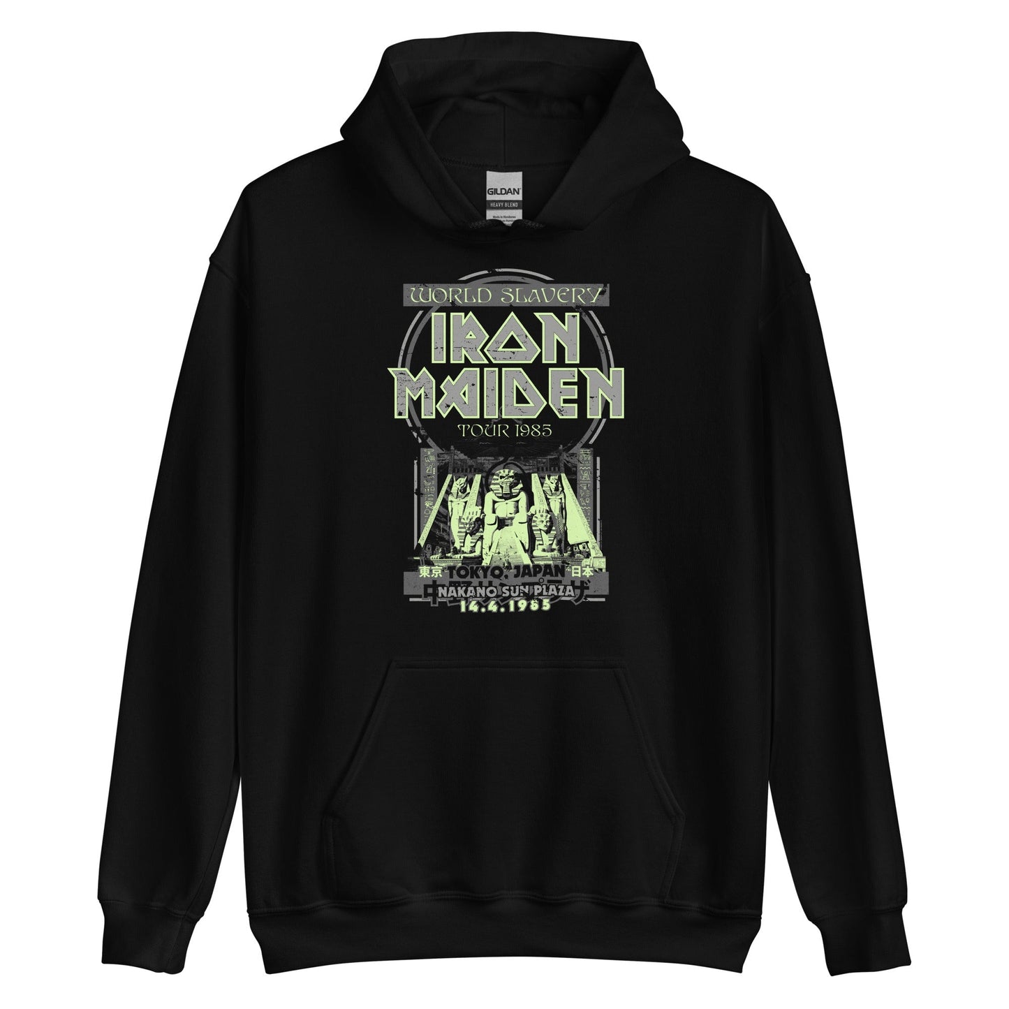 Iron Maiden Tokyo 85 Vintage Hoodie Style001