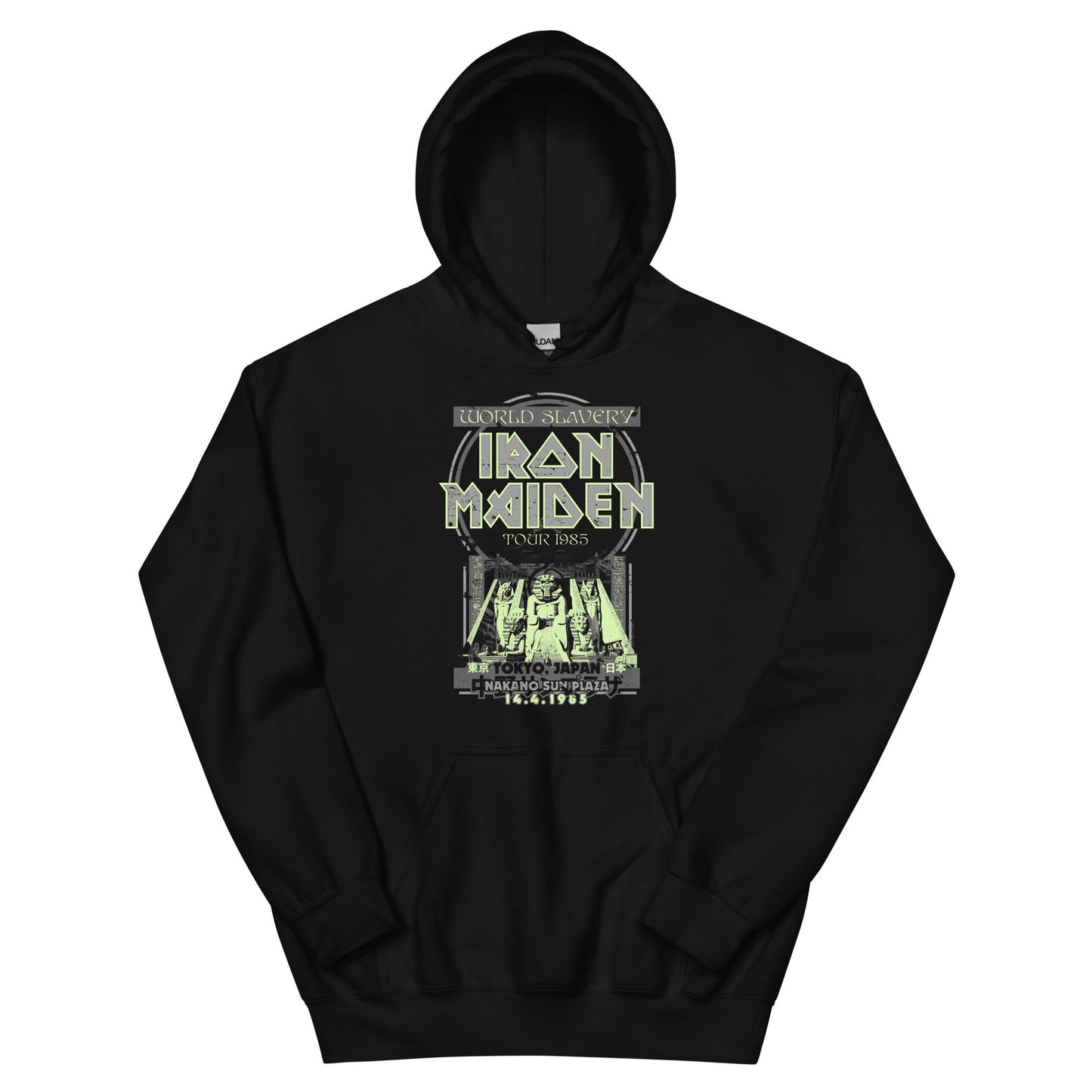 Iron Maiden Tokyo 85 Vintage Hoodie Style001