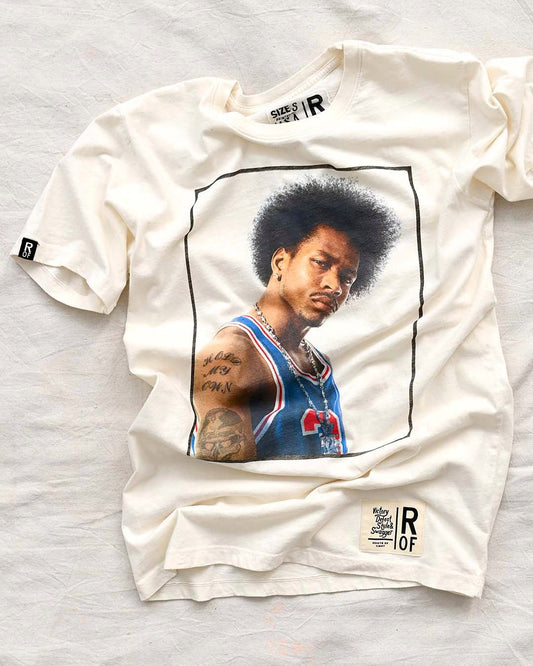 Iverson #3 Photo White Tee