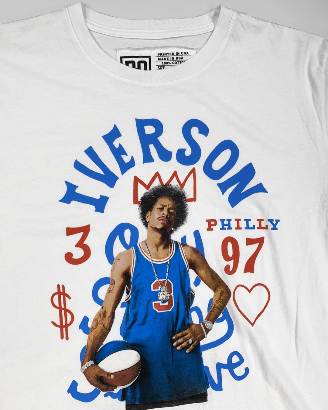 Iverson Philly Photo White Tee