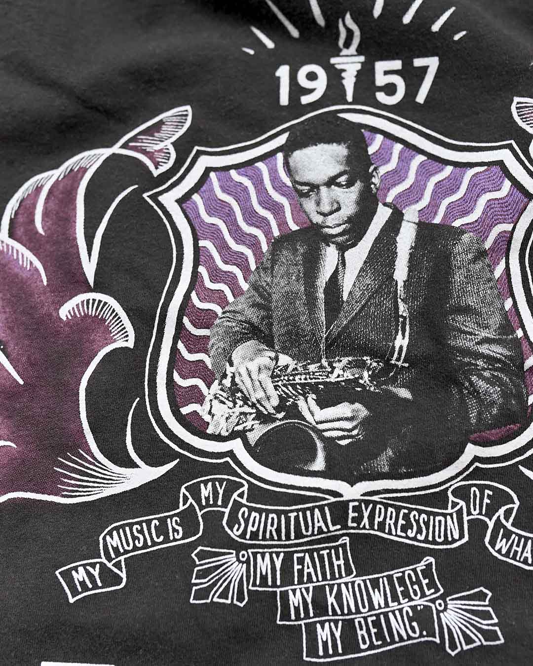 John Coltrane Graphic Black Tee