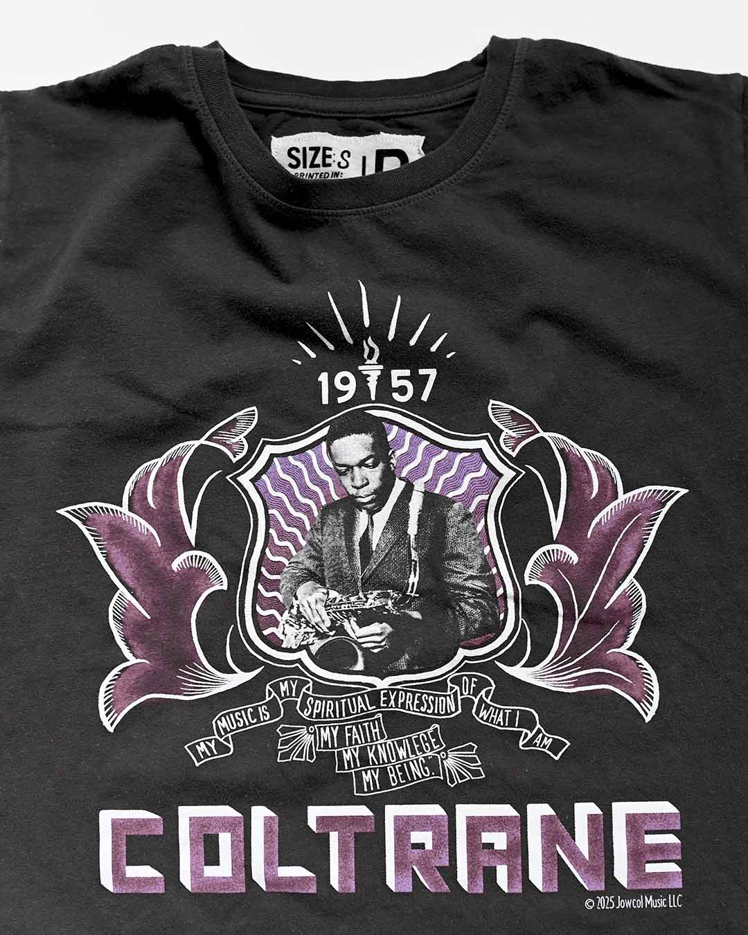 John Coltrane Graphic Black Tee