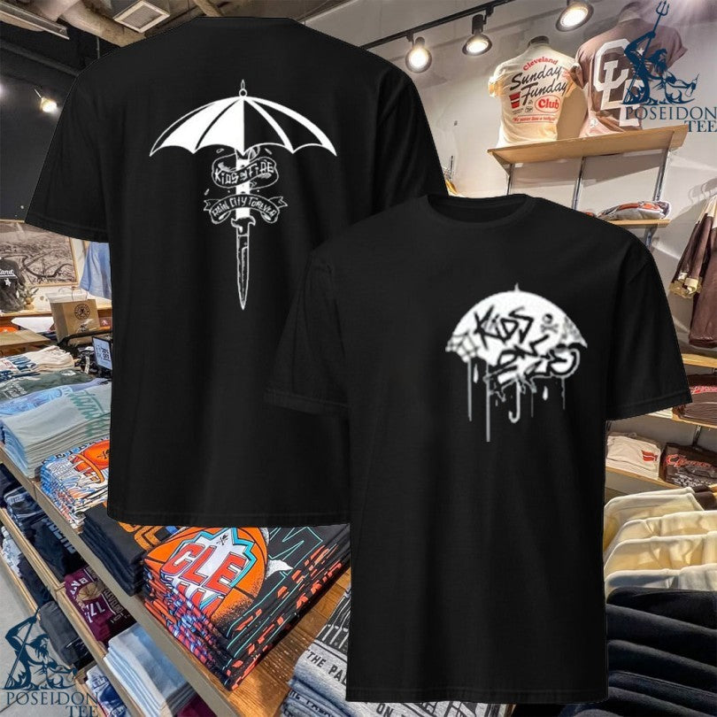 Kids On Fire Bandcamp Knifebrella T-shirt