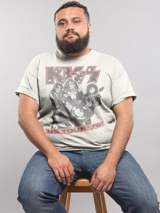 KISS - US TOUR '76 BIG AND TALL T-SHIRT