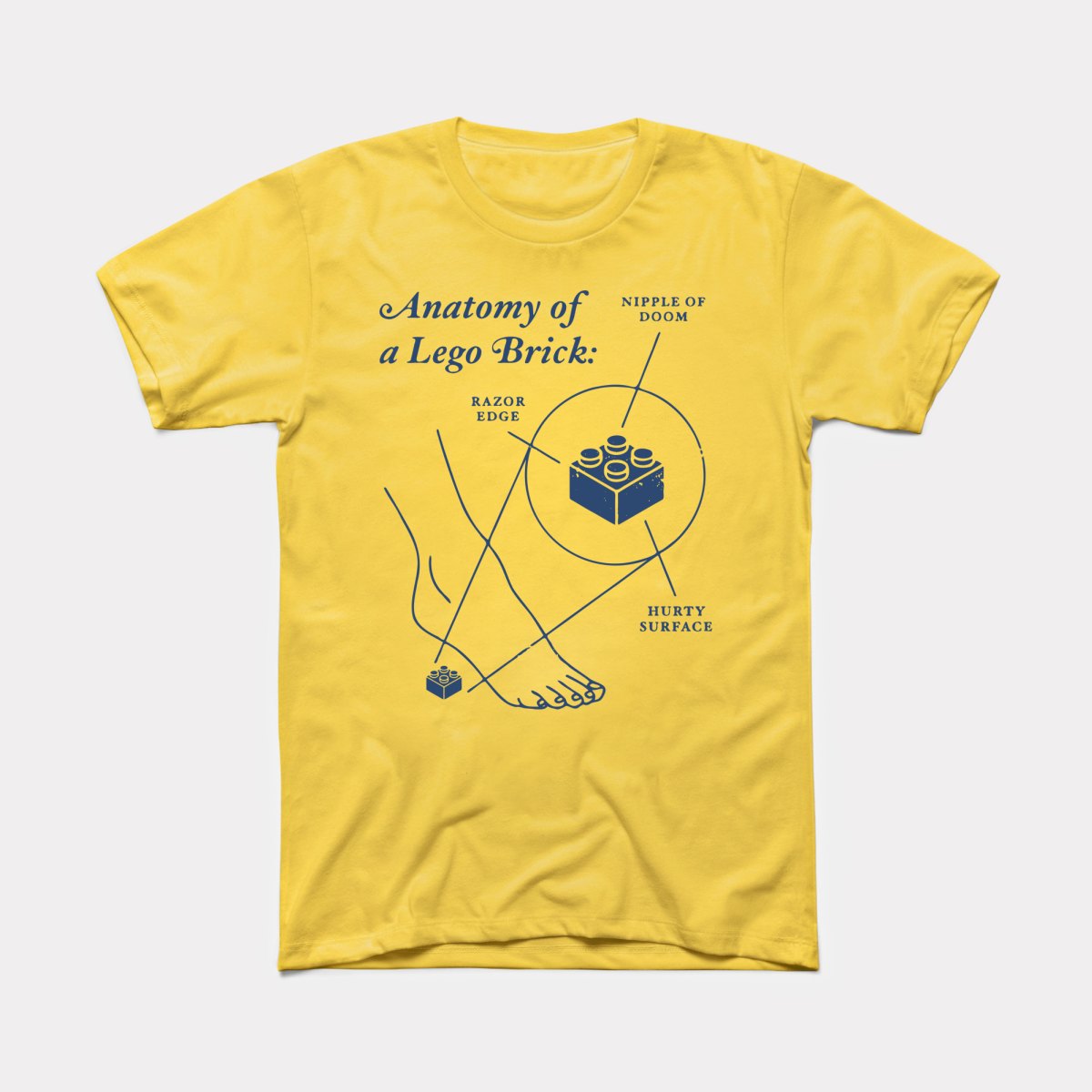 Lego Anatomy Adult Unisex Tee