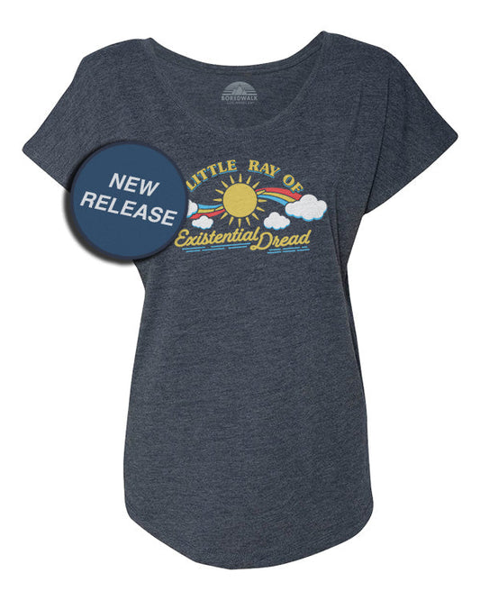 Women's Little Ray of Existential Dread Scoop Neck T-Shirt