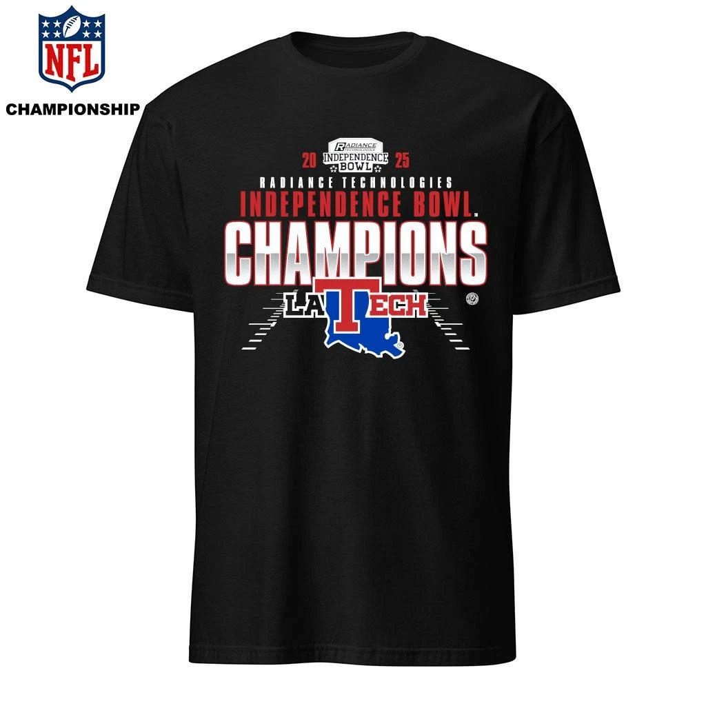 Louisiana Tech Bulldogs Football 2025  Independence Bowl Champions Shirt