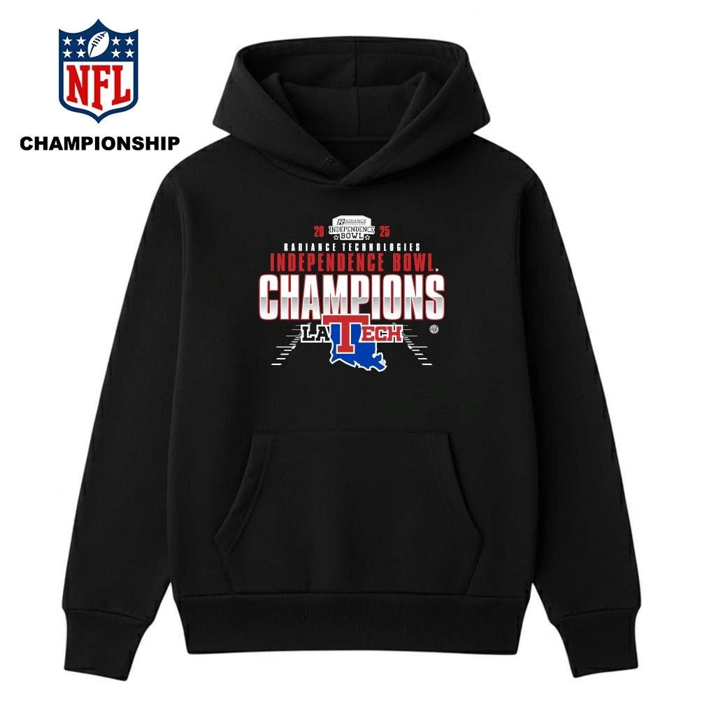 Louisiana Tech Bulldogs Football 2025  Independence Bowl Champions Shirt