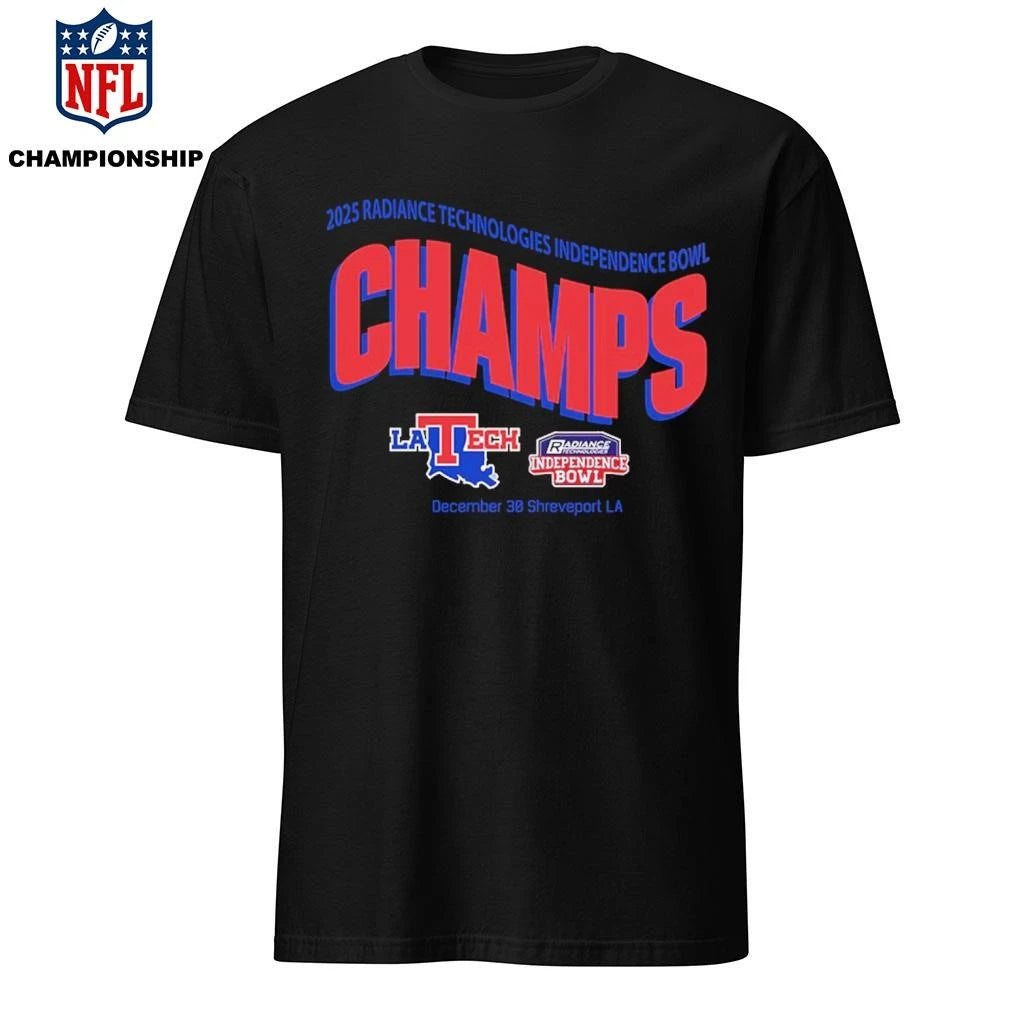 Louisiana Tech Bulldogs Football Are Radiance Technologies Independence Bowl Champions 2025 Shirt