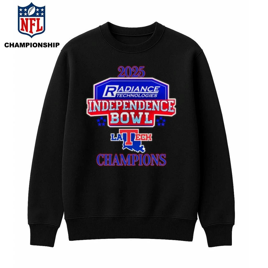 Louisiana Tech University 2025 Independence Bowl Champions Logo Shirt