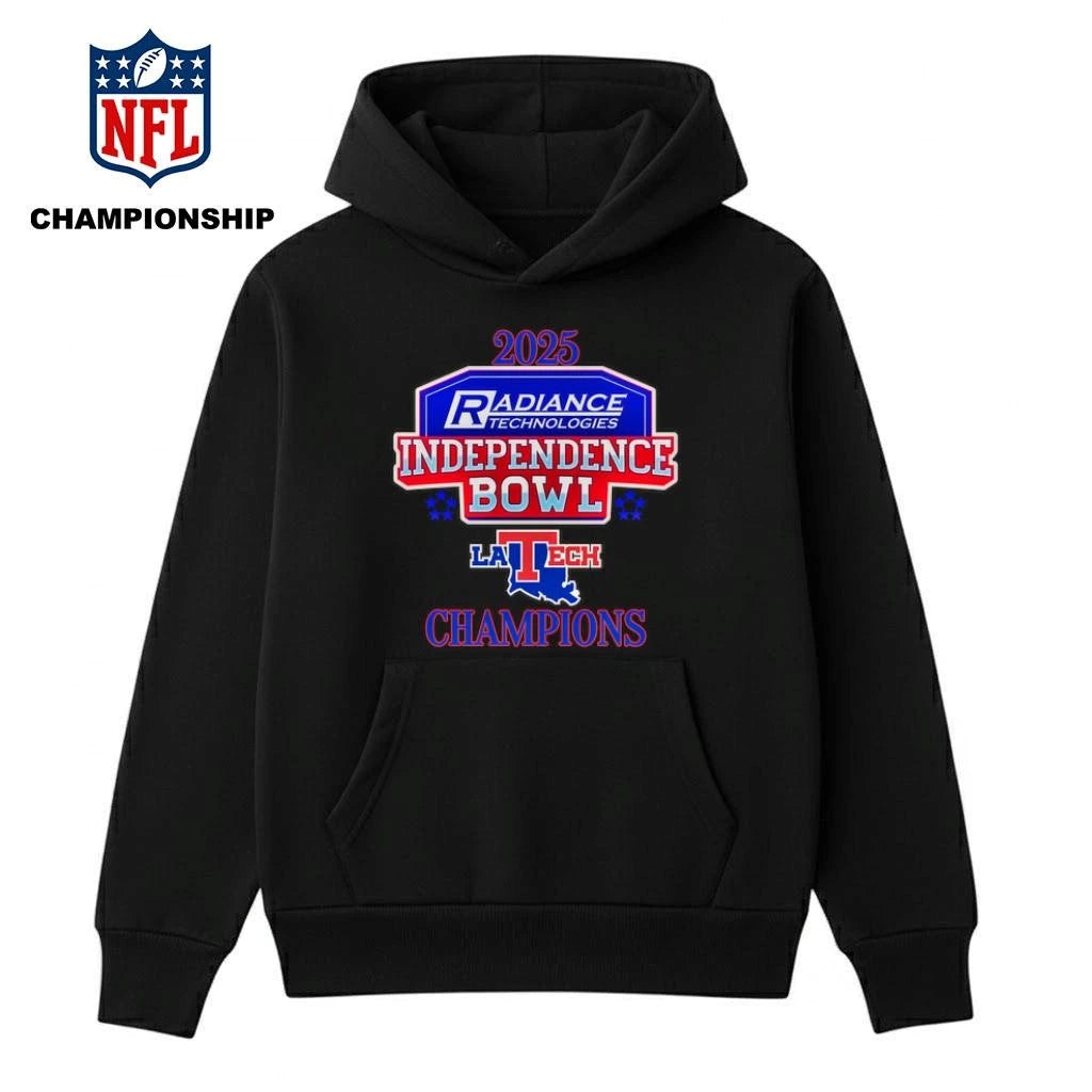 Louisiana Tech University 2025 Independence Bowl Champions Logo Shirt