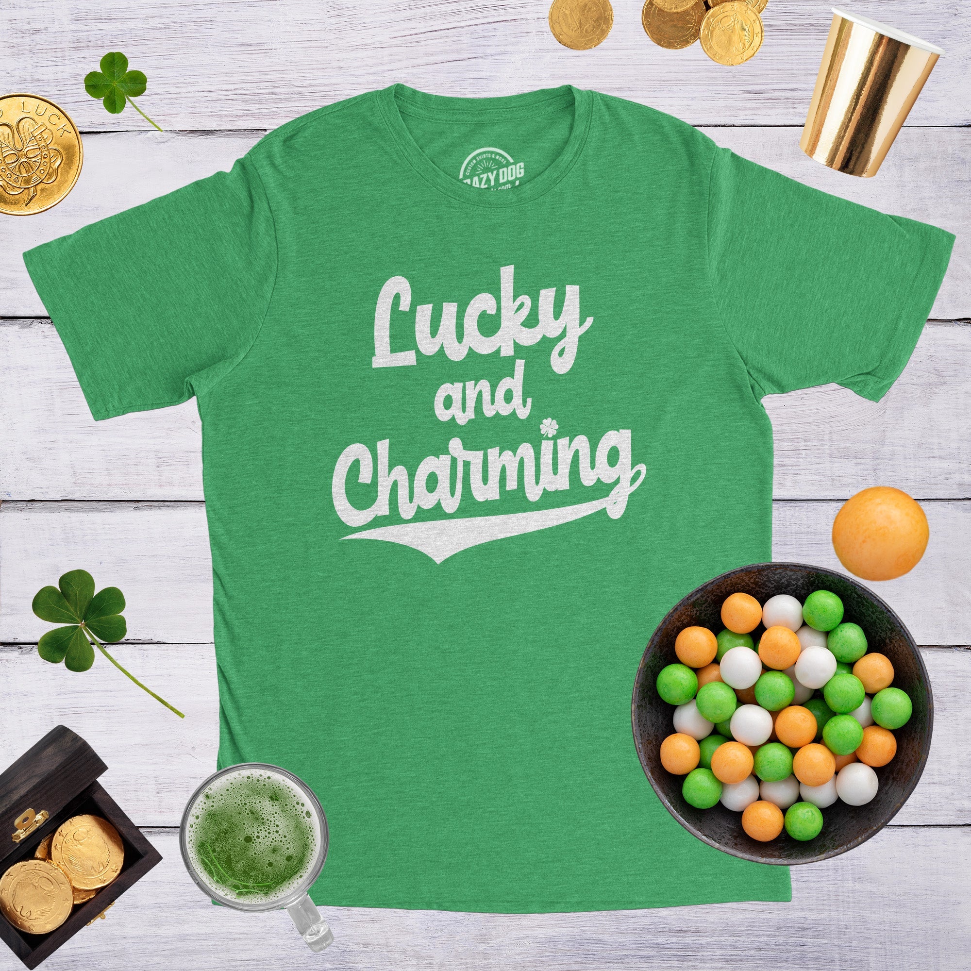 Lucky And Charming Men's T Shirt