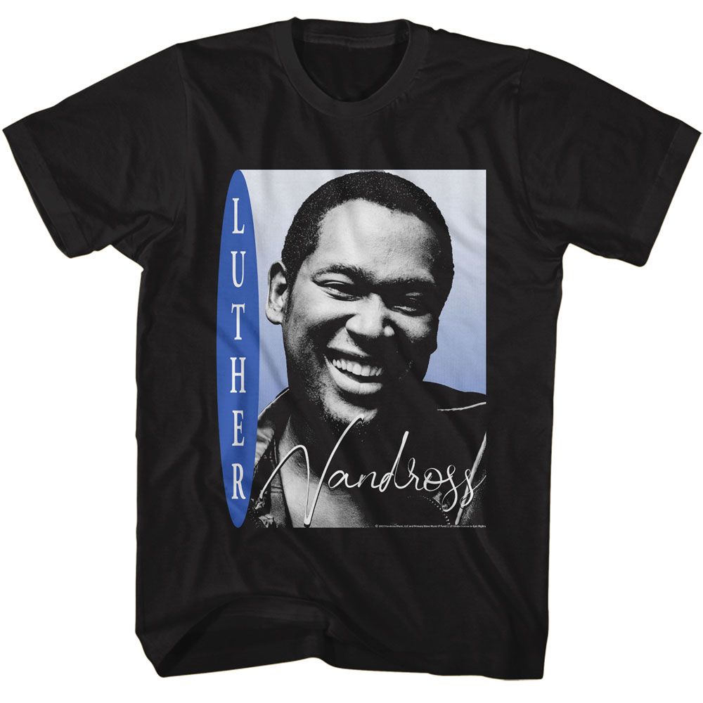 Luther Vandross - Smiling Photo Boyfriend Tee