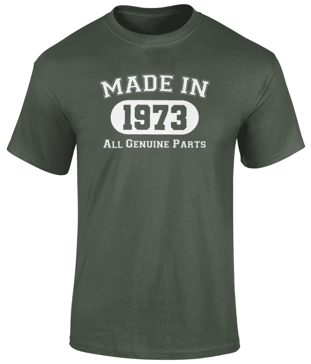 Made In 1973 Unisex T shirt