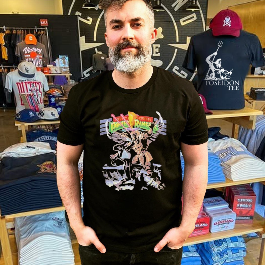 Mammoth Battle Mighty Morphin Power Rangers T-shirt