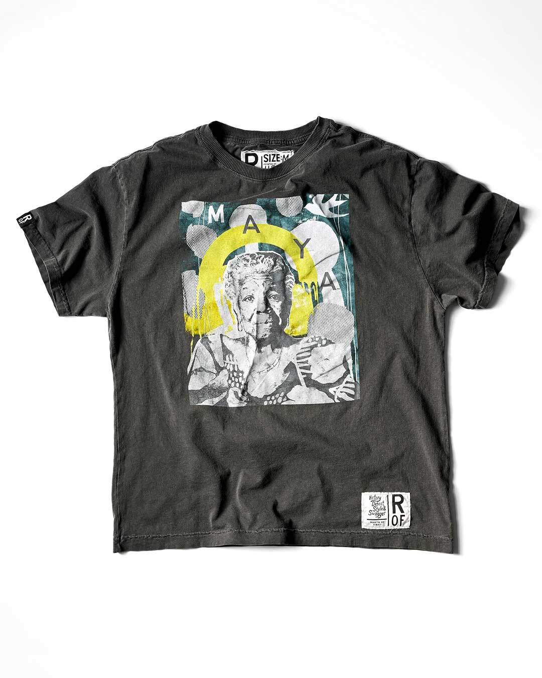 Maya Angelou Photo Black Women's Tee