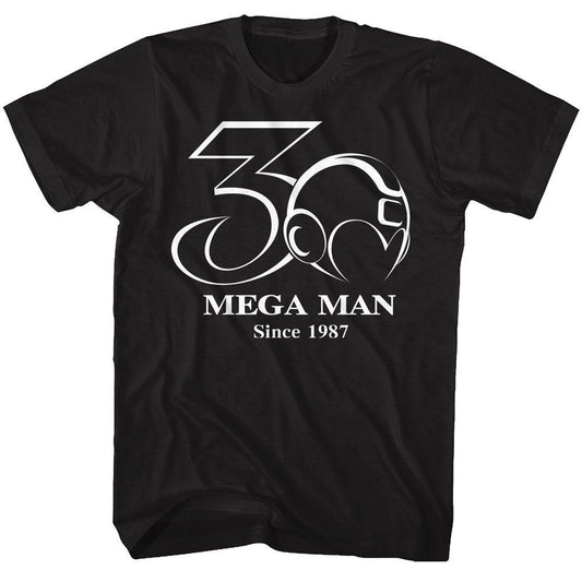 Mega Man 30Th Bw Boyfriend Tee
