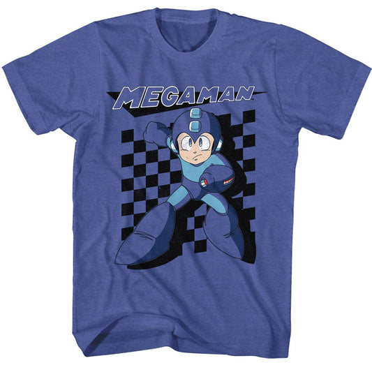 Mega Man - Checkered T-Shirt