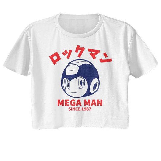 Mega Man - Since 1987 Womens Crop Tee
