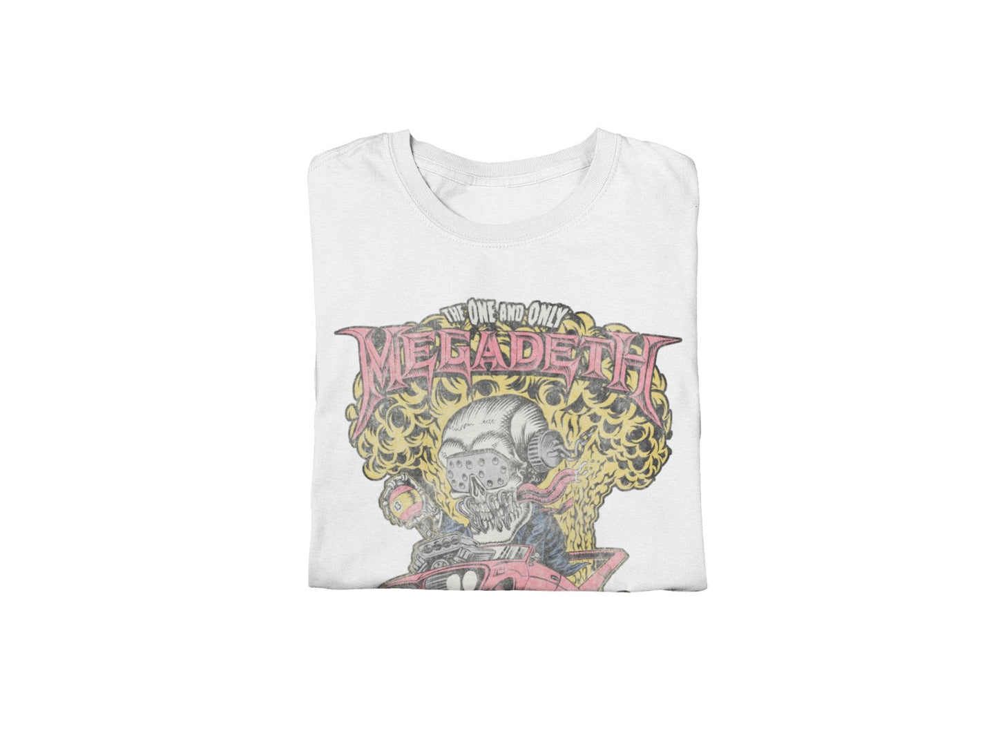 Megadeth - Vintage Built for Speed Jumbo Print T-Shirt Style001