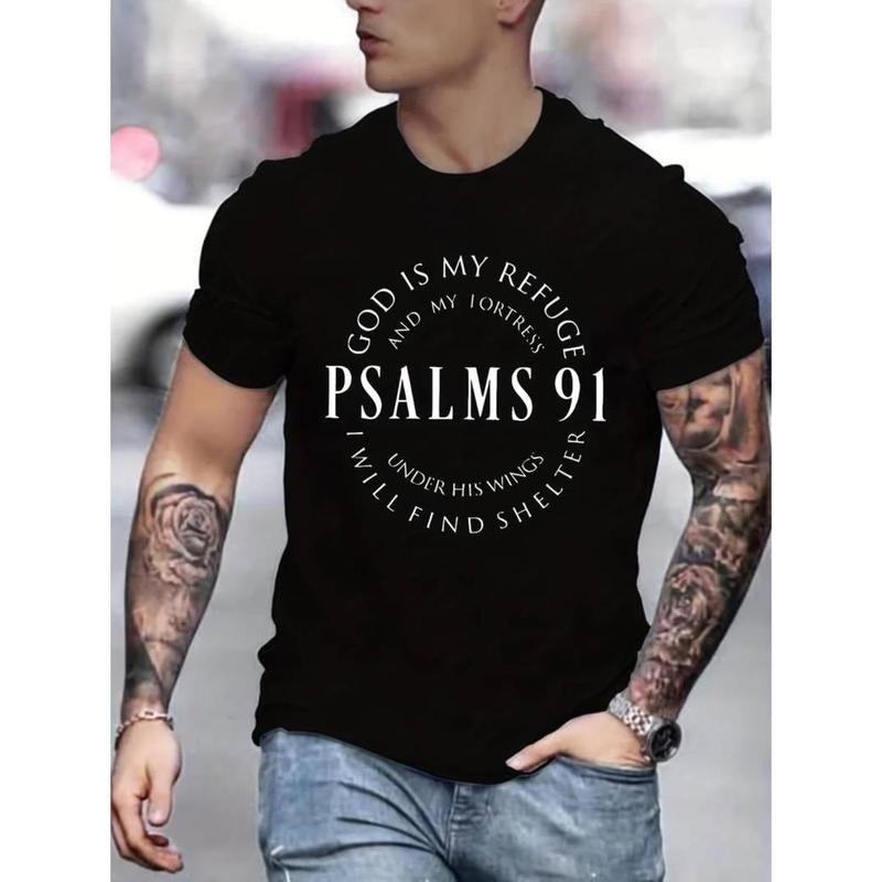men gifts [Polyester Casual Crew Neck Tee] 100% Polyester Men's Casual Crew Neck T-Shirt - Short Sleeve, Regular Fit,...