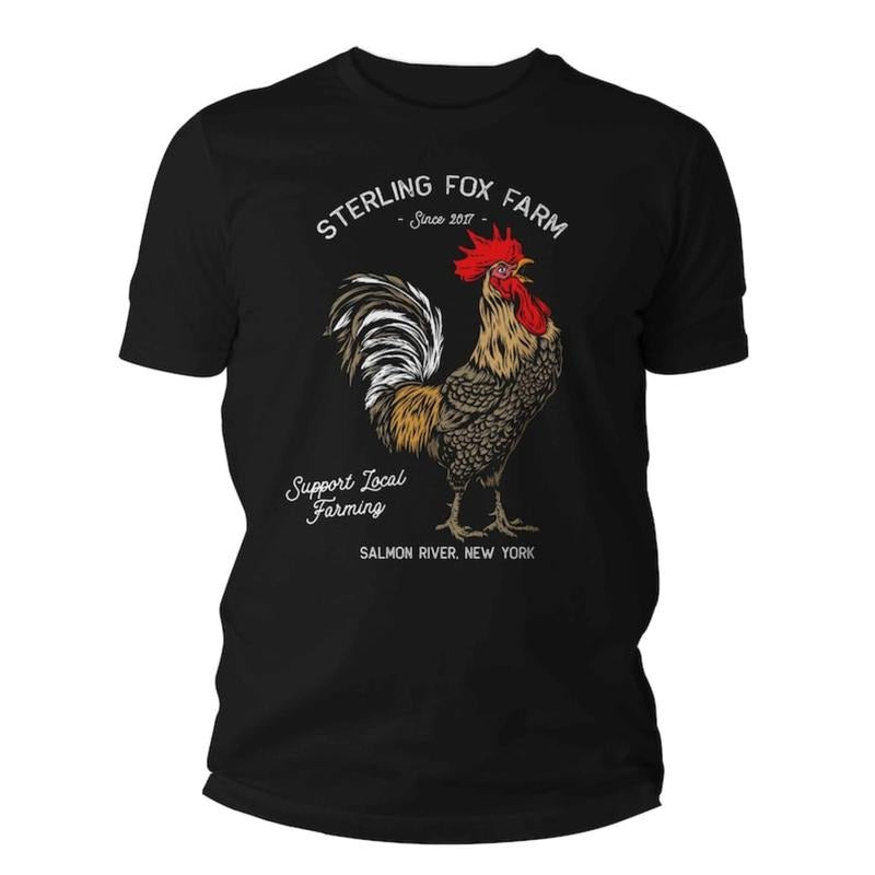 men gifts Men's Personalized Farm T Shirt Vintage Rooster Shirt Farmer Gift Idea Custom Chicken Shirt Homestead Shirts...