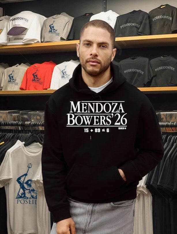 Mendoza-bowers ’26 15 + 89 = 6 T-shirt