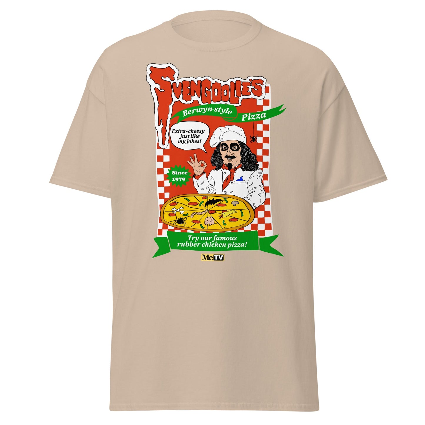 "Svengoolie's Berwyn-style Pizza" - SvengoolieÂ® T-Shirt