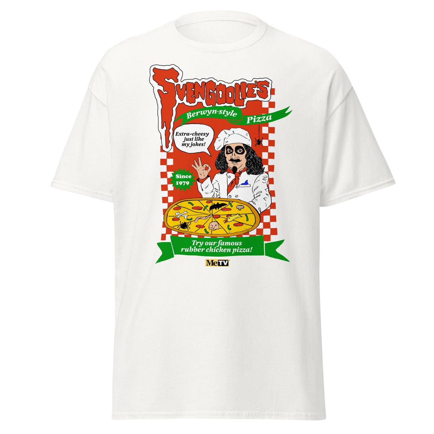 "Svengoolie's Berwyn-style Pizza" - SvengoolieÂ® T-Shirt